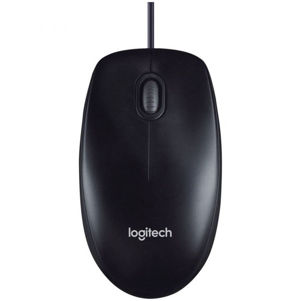 Мышь Logitech M90 оптическая, проводная, USB 1.1, черный 910-001793