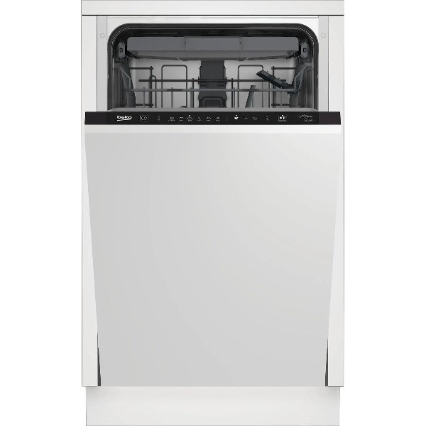 Встраиваемая посудомоечная машина BEKO BDIS35162Q узкая, белый