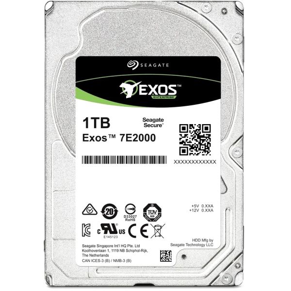 Жесткий диск Seagate Exos ST1000NX0333, 1024 Гб, HDD 2.5 